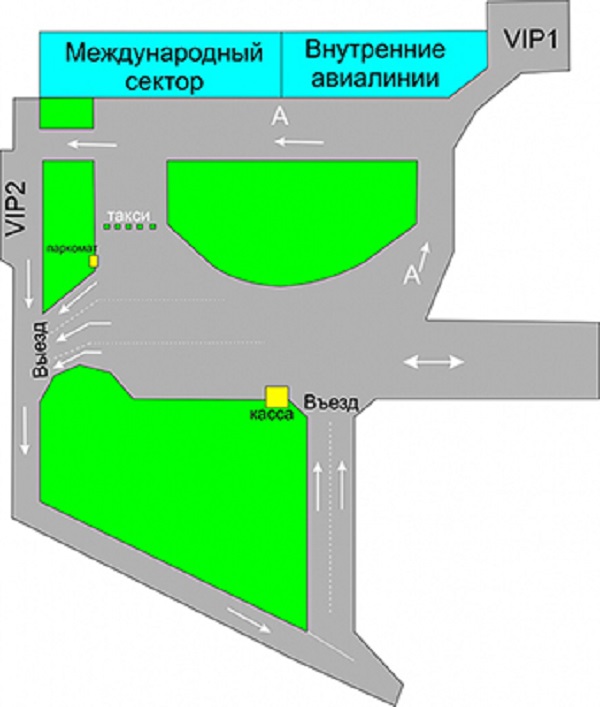 Схема аэропорта