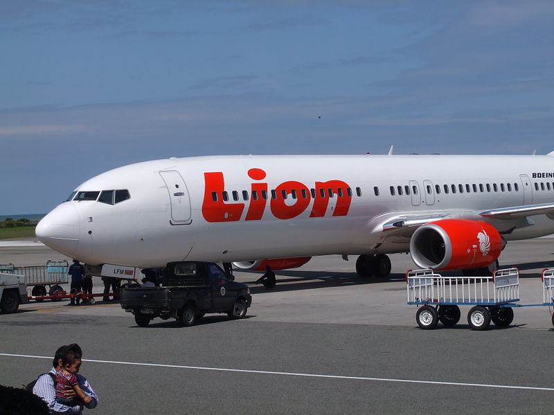 Самолет Боинг 737 авиакомпании Lion Air.