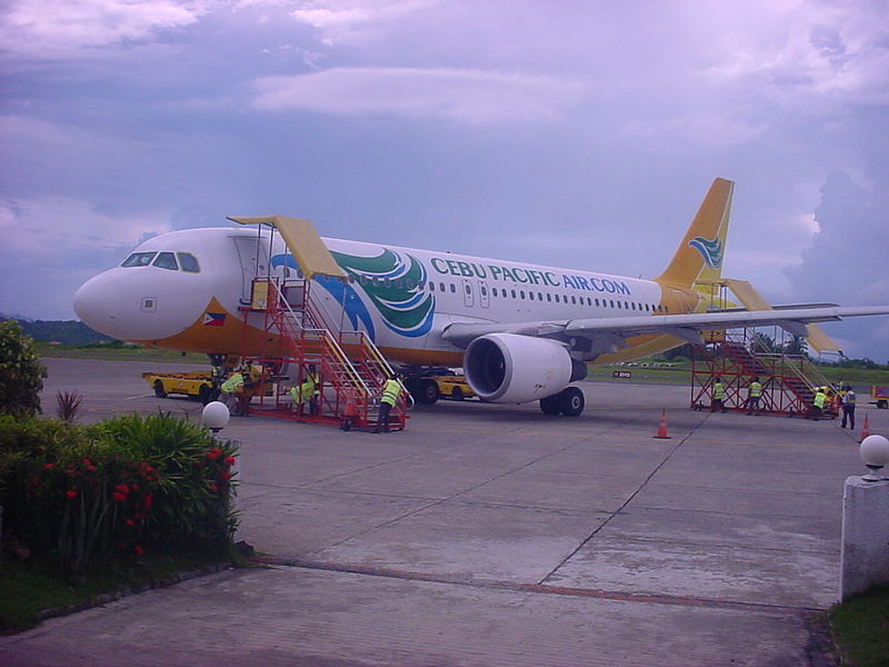  Airbus A320 филиппинской авиакомпании Cebu Pacific.