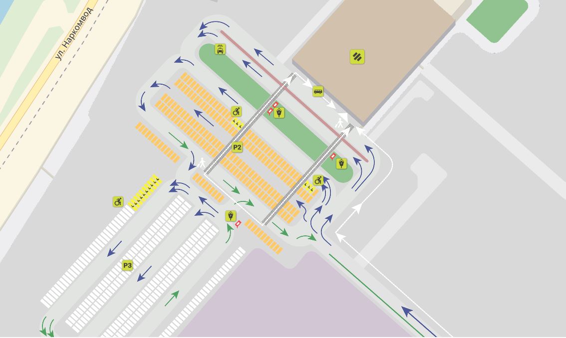 Схема аэропорта Жуковский