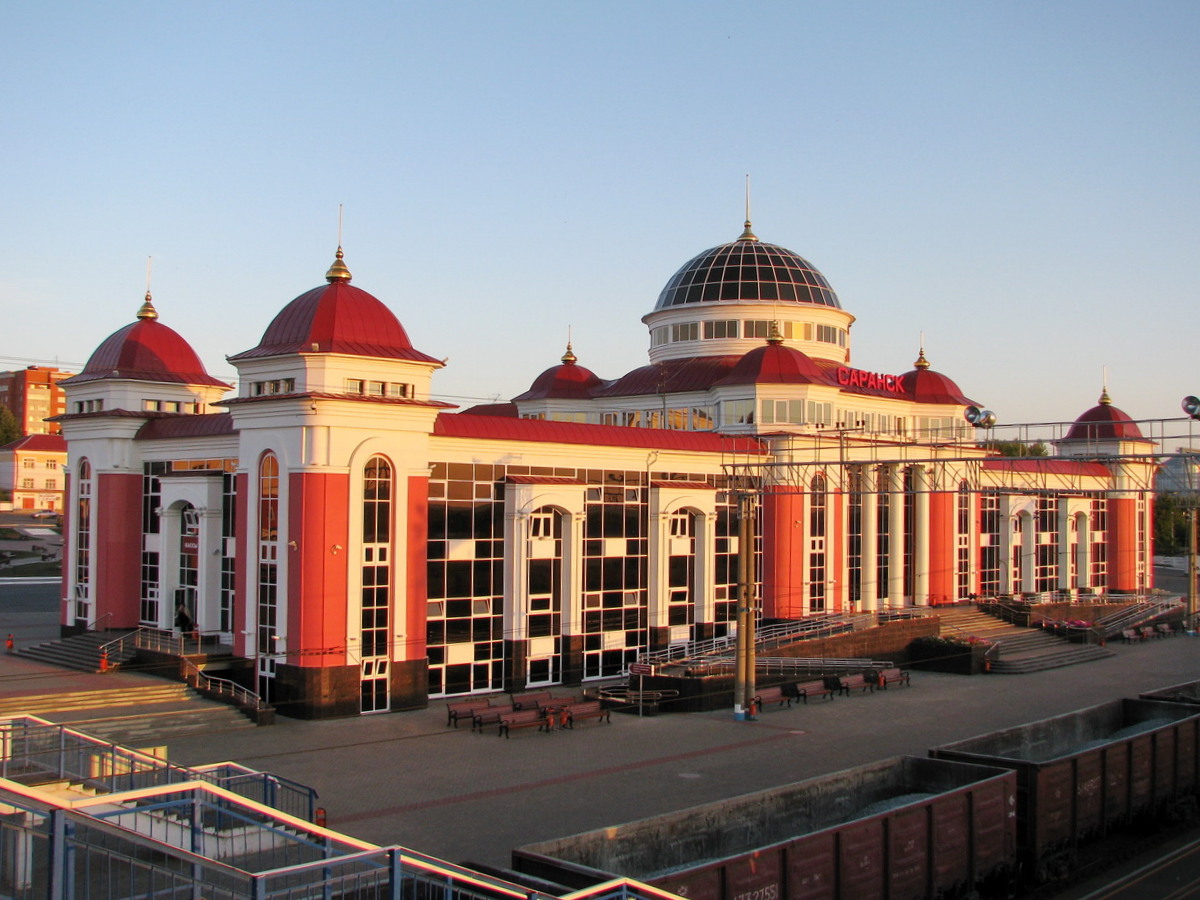 Железнодорожный вокзал Саранска, вид на станцию