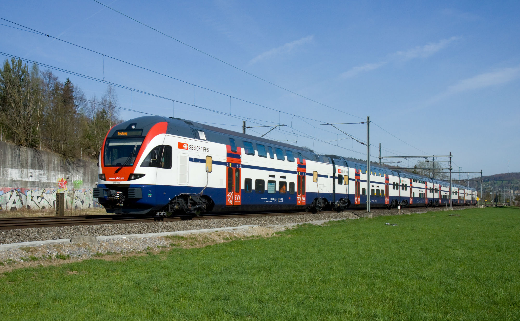 Поезд Stadler в Швейцарии