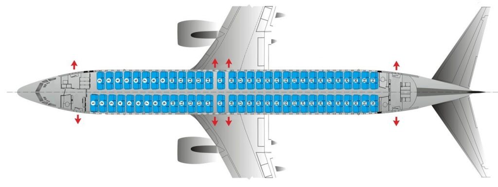 Схема самолета