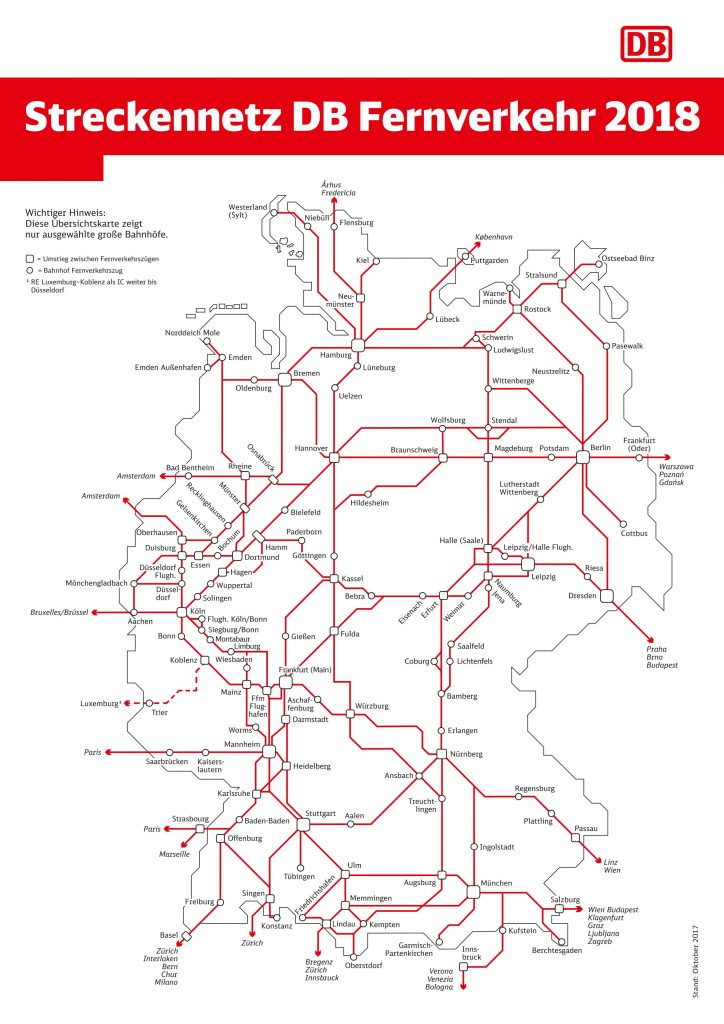 Карта дорог германии