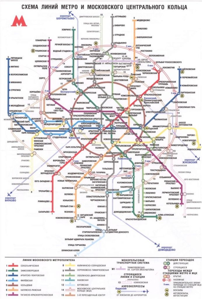 Планы открытия новых станций метро в москве