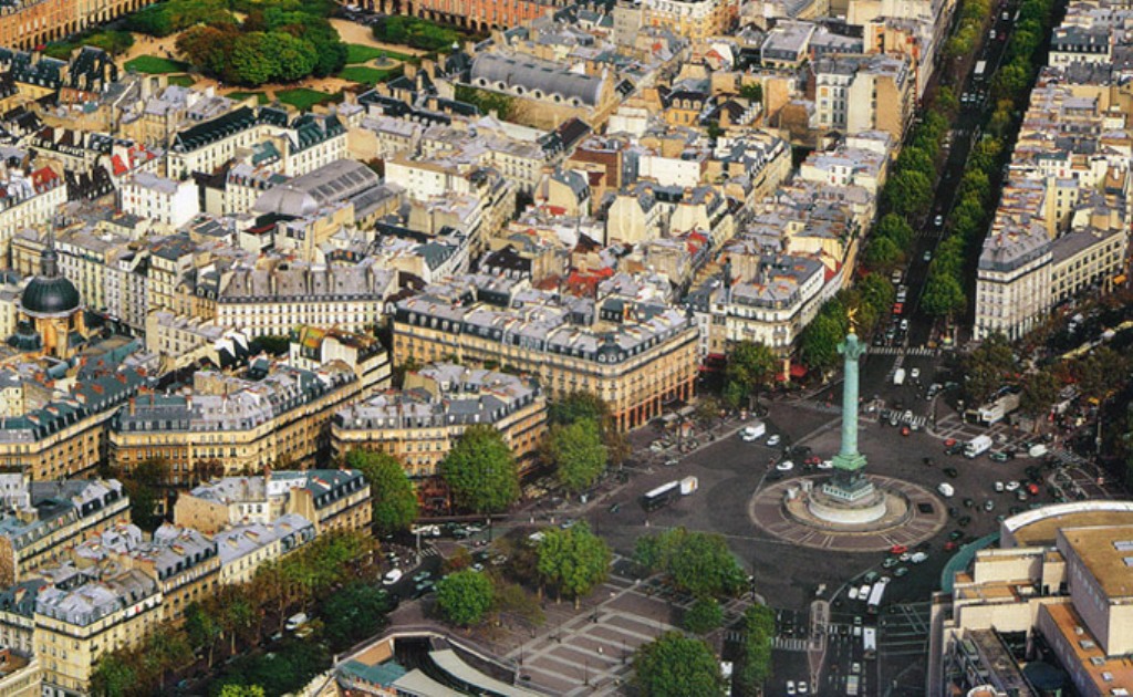 Площадь бастилии в париже фото
