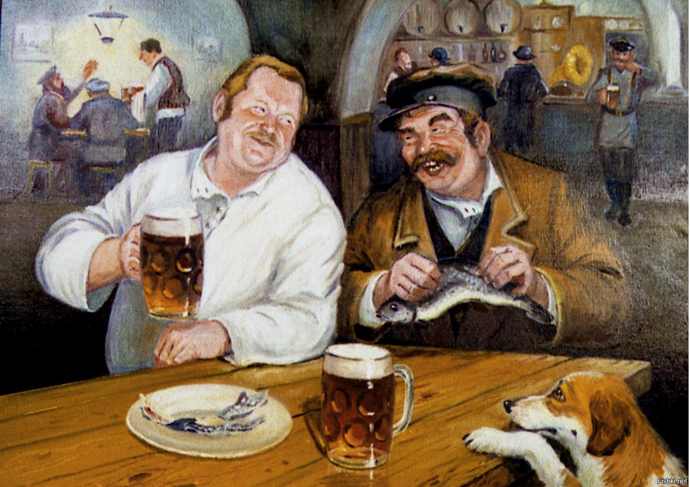 Код тн вэд пиво. Пивные картины Эдуарда конта. Картины Эдуарда конта на тему пиво.